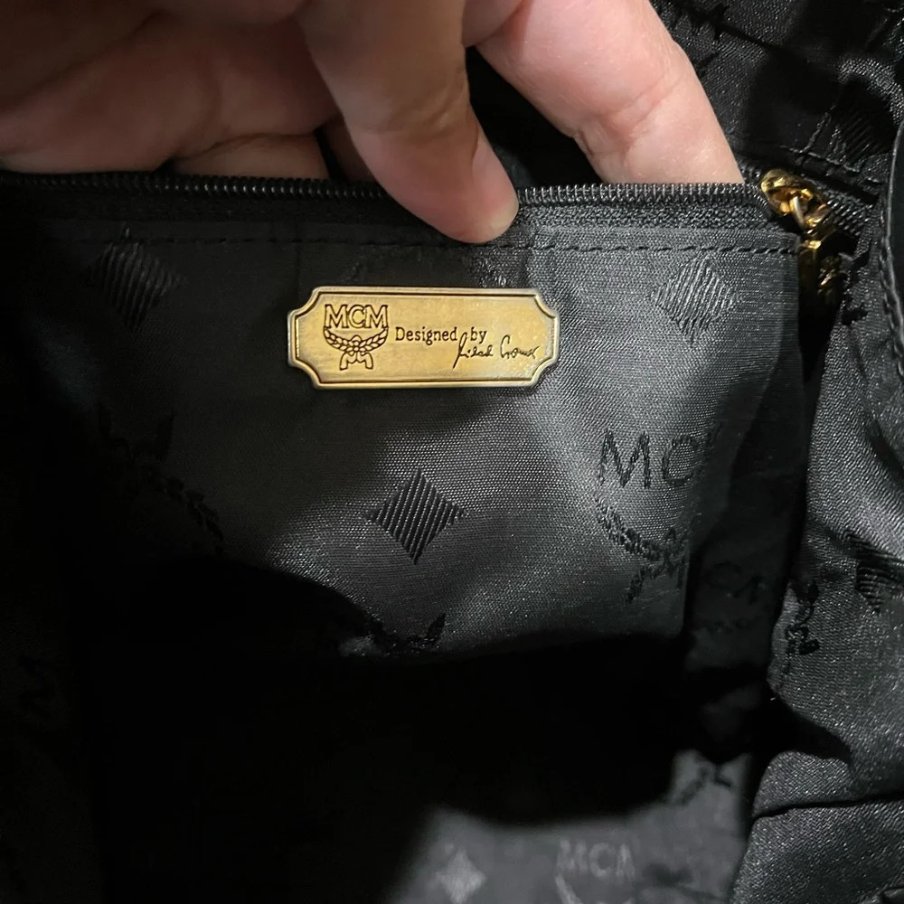 MCM Black Drawstring Bag - Picture 12 of 16